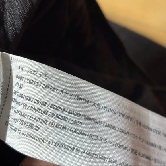 Abercrombie & Fitch The 90s Slim Straight Ultra High Rise Black Jeans size 10/30 - Picture 10 of 14